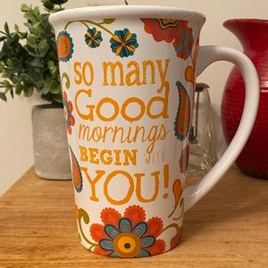 🌻Boston Warehouse Trading “So many good mornings begin with YOU” ceramic mug